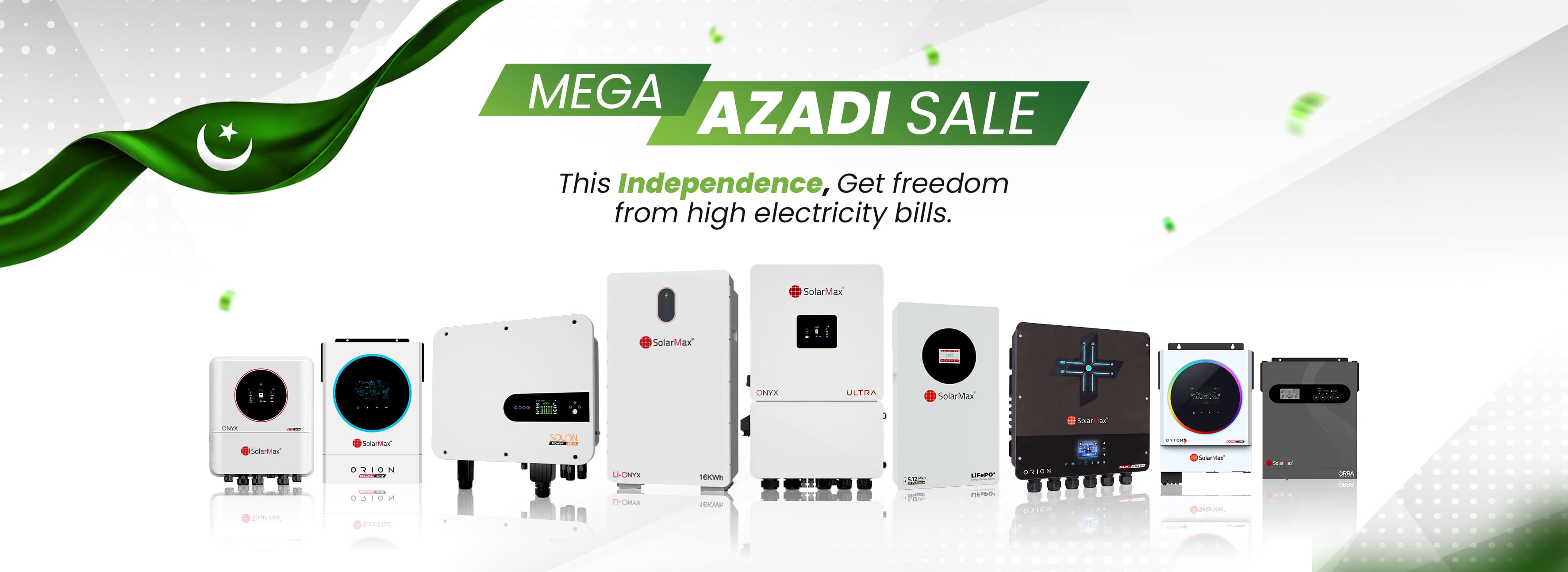 SolarMax Azadi Sale — special Independence Day offers on solar inverters and batteries