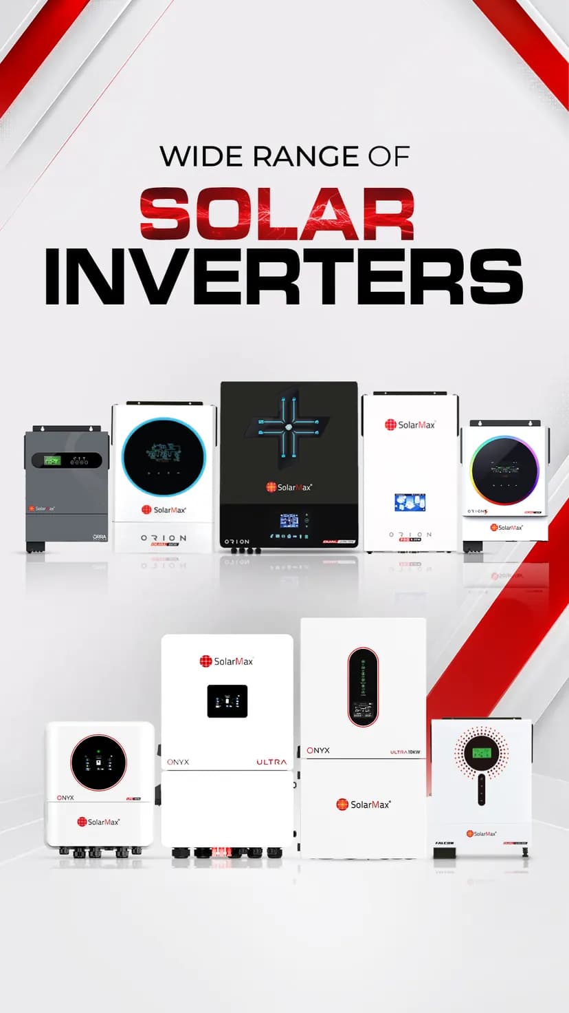 Wide range of SolarMax solar inverters
